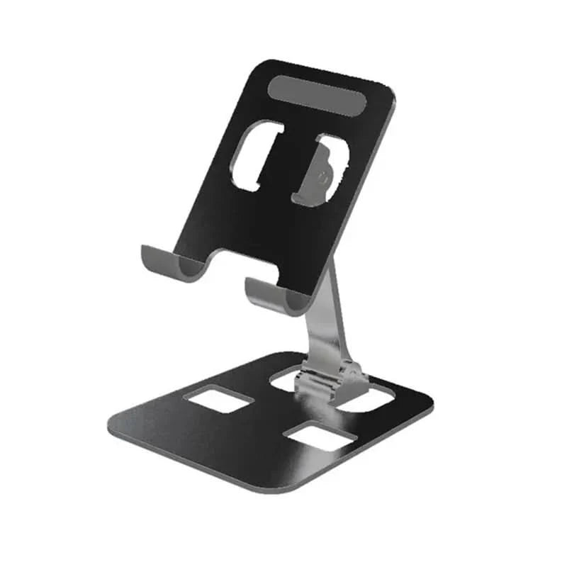 Universal Aluminum Alloy Portable Tablet Holder For iPad Adjustable Flexible Folding Lazy Desktop Live Mobile Phone Stand Mount TECHX