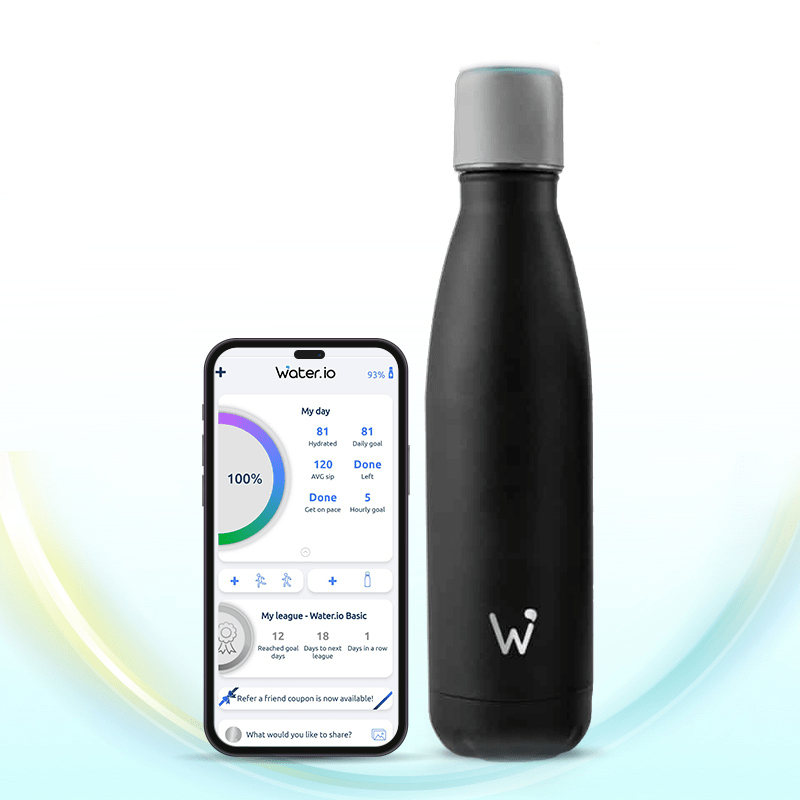 Water.io smart water bottle - Abenity TECHX