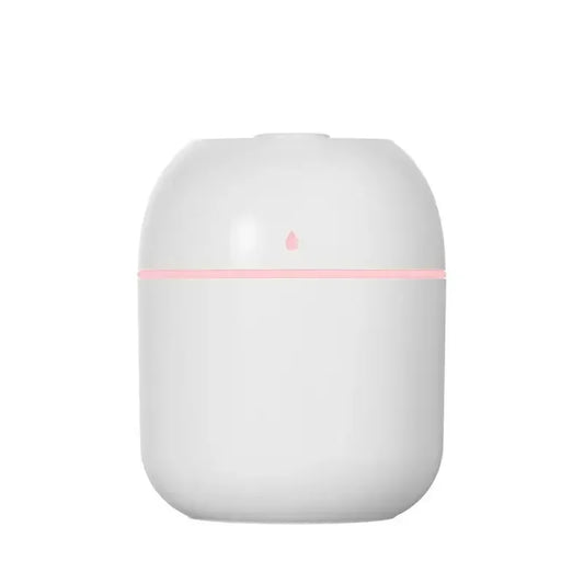 1pc Portable USB ultrasonic air humidifier, essential oil diffuser, car purifier with LED light romantic light TECHX